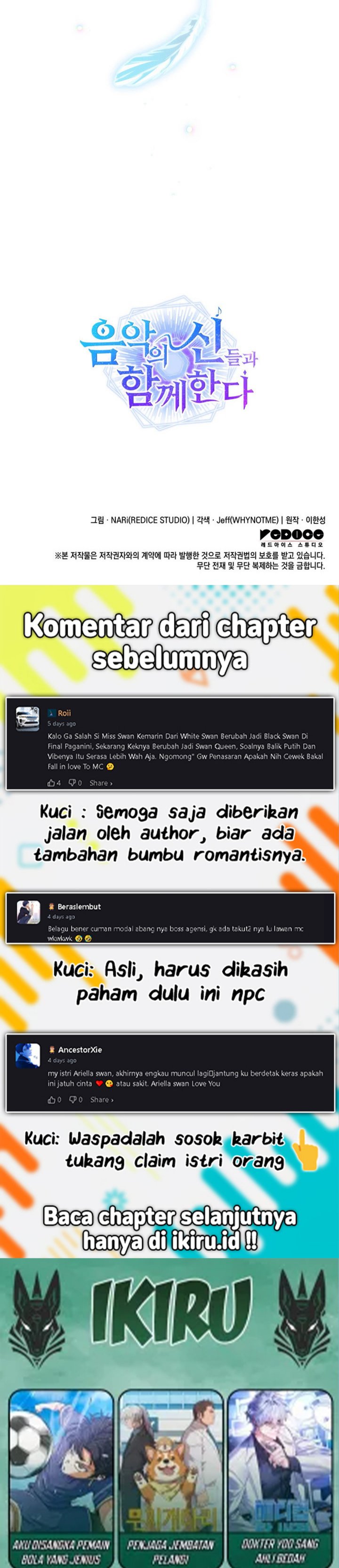 I Am With the Music Immortals Chapter 92 Gambar 40