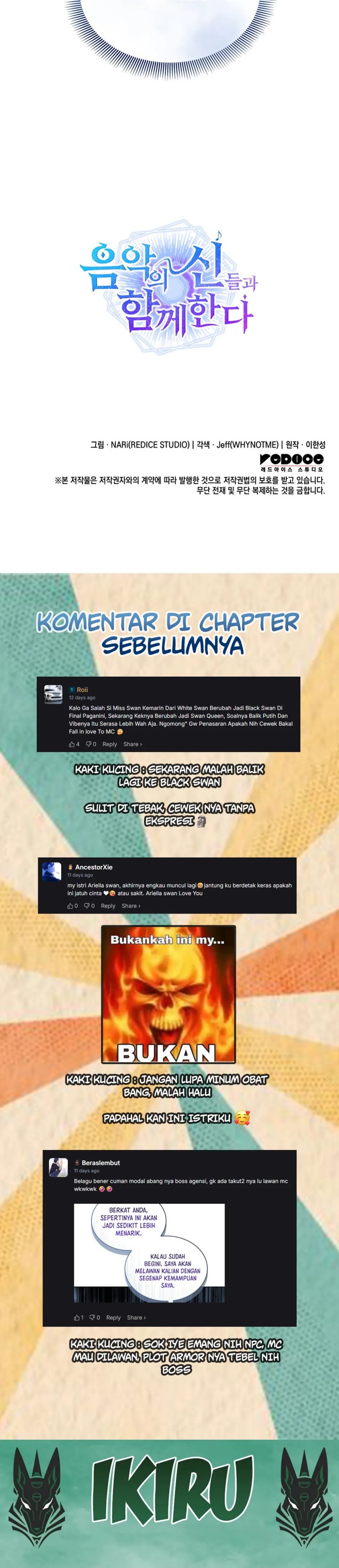 I Am With the Music Immortals Chapter 93 Gambar 51