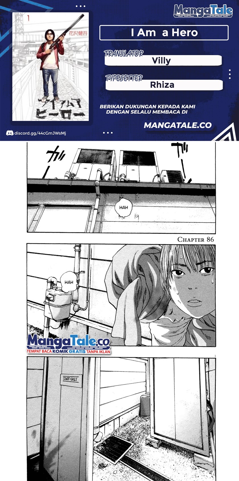 I Am a Hero Chapter 86 Gambar 1