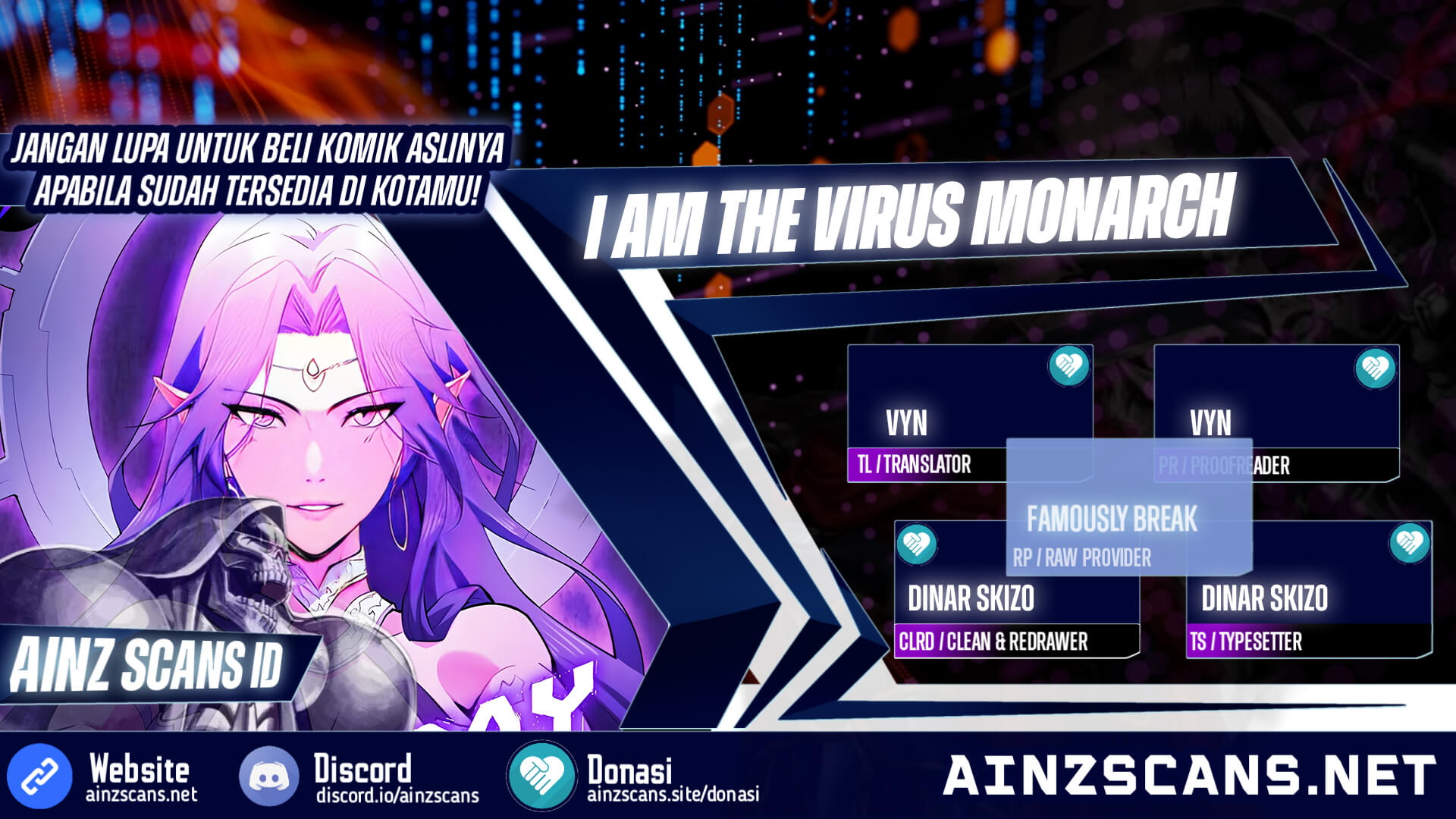 I Am the Virus Monarch Chapter 64 Gambar 1
