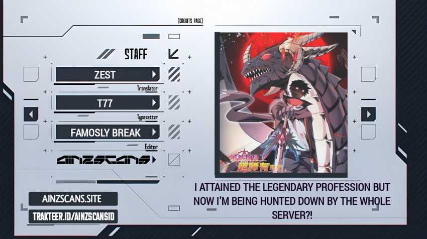 I Attained the Legendary Profession But Now I’m Being Hunted Down by the Whole Server?! Chapter 13 Gambar 1