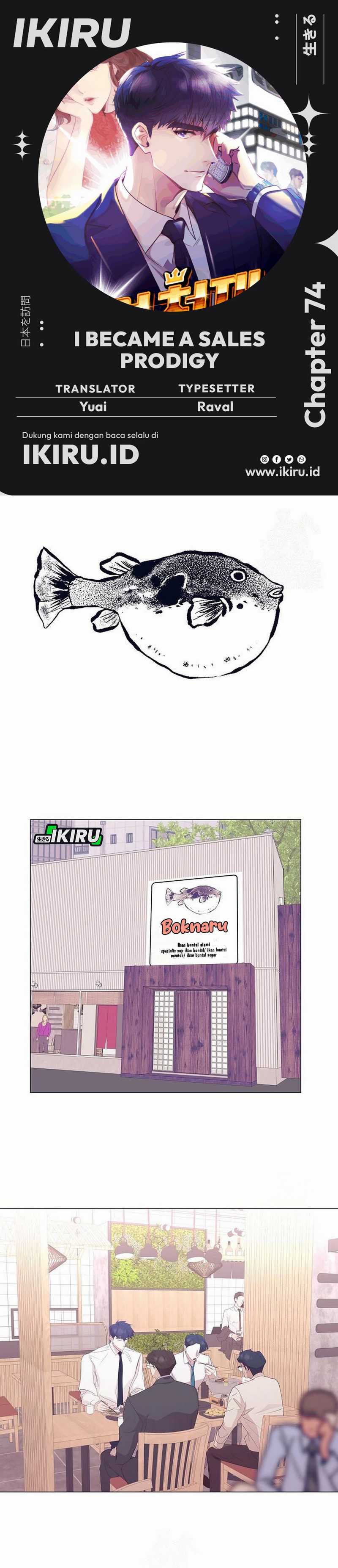 I Became a Sales Prodigy Chapter 74 Gambar 1