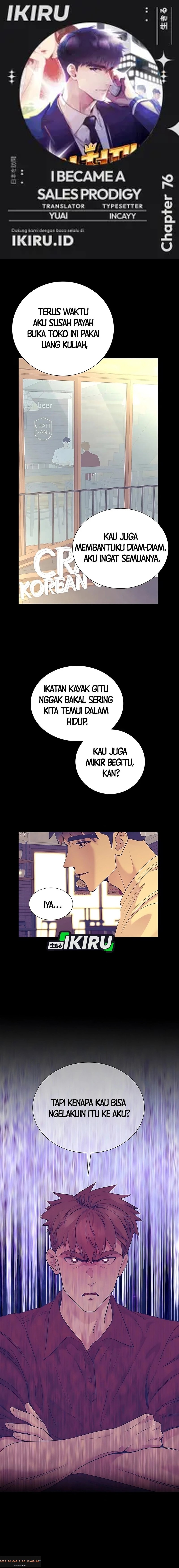 I Became a Sales Prodigy Chapter 76 Gambar 1