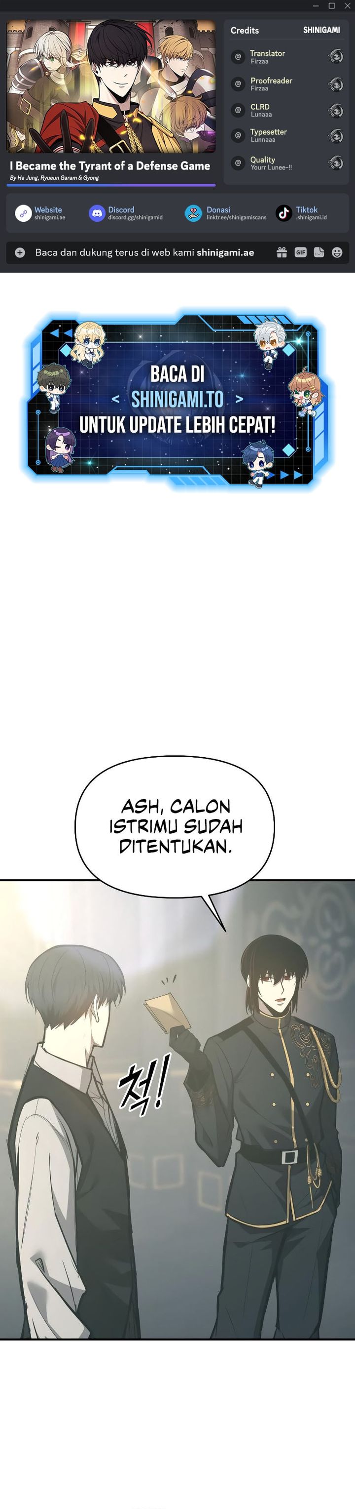 I Became the Tyrant of a Defense Game Chapter 132 Gambar 1