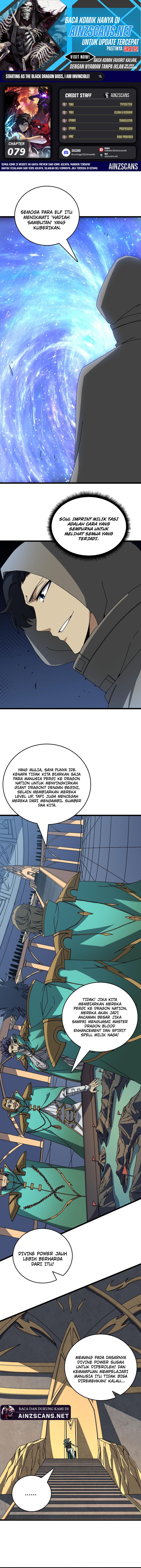 I Become Invincible Black Dragon Boss At The Start Chapter 79 Gambar 1