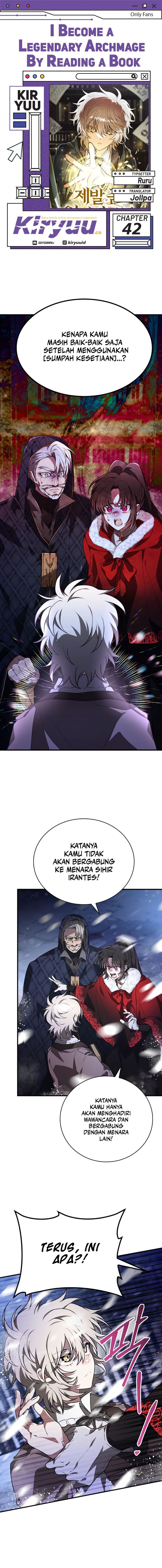 I Become a Legendary Arch Mage by Reading a Book Chapter 42 Gambar 1
