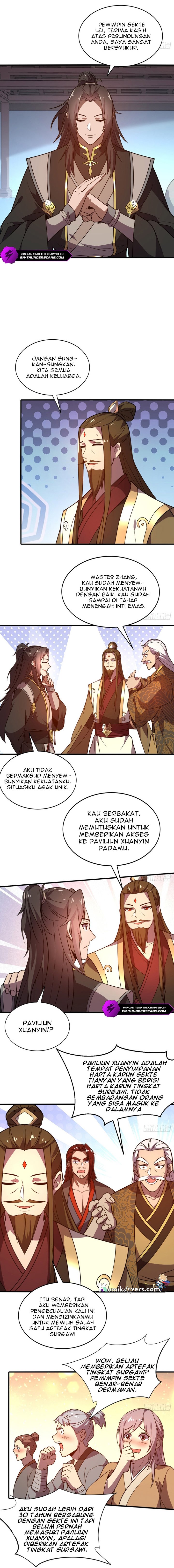 I Get Stronger Just by Lying Down While My Apprentice Cultivates Chapter 09 Gambar 4
