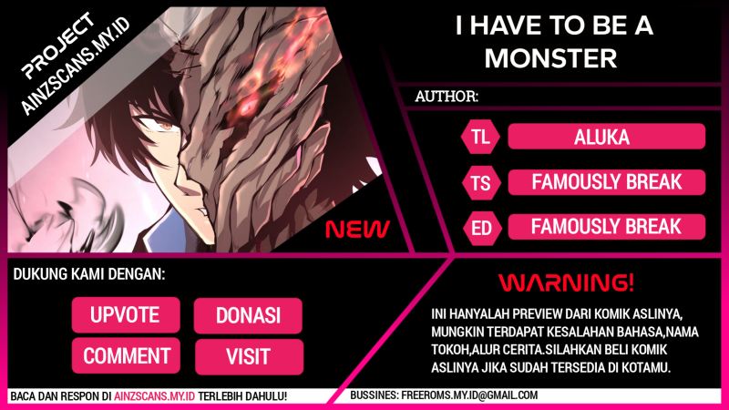 I Have to Be a Monster Chapter 08 Gambar 1