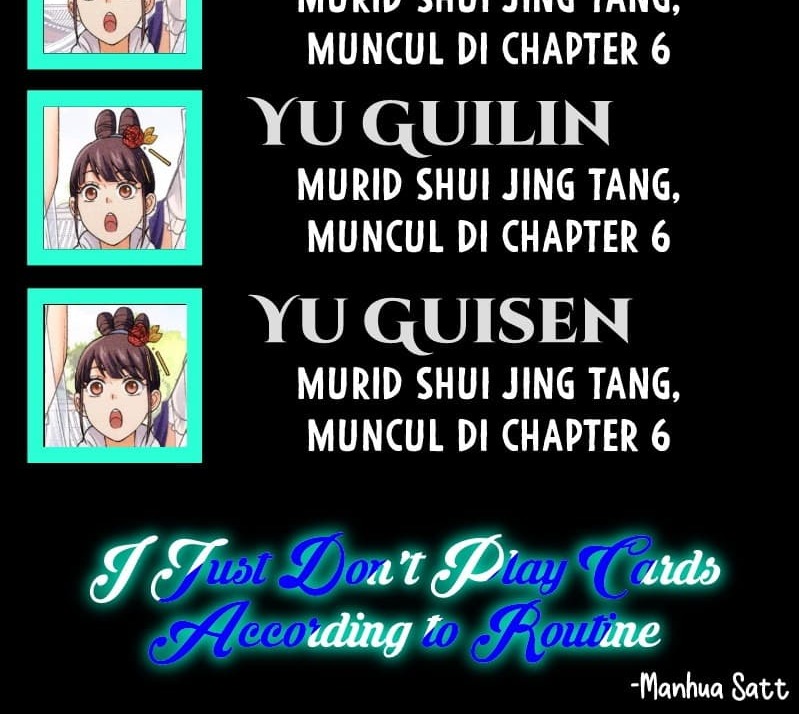 I Just Don’t Play the Card According to the Routine Chapter 18 Gambar 77