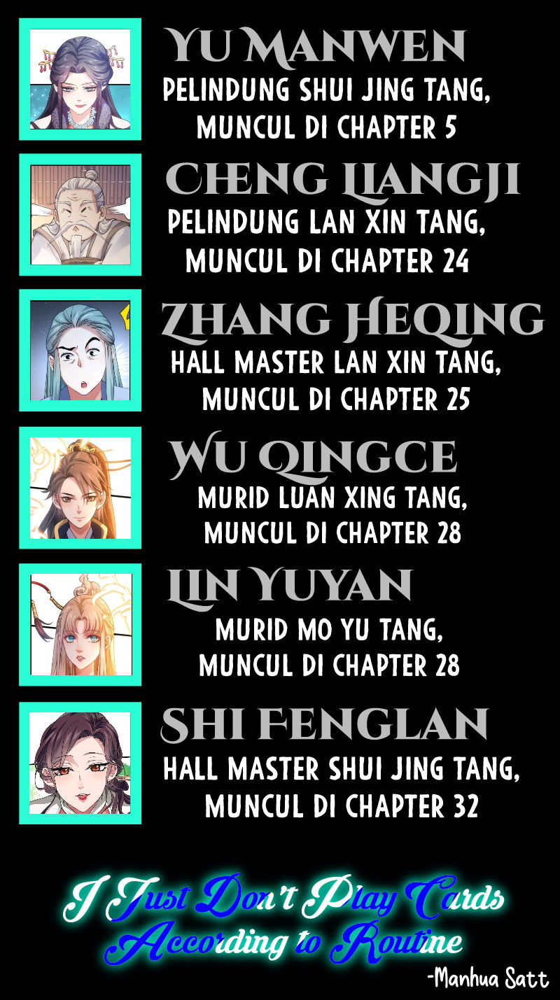 I Just Don’t Play the Card According to the Routine Chapter 32 Gambar 42