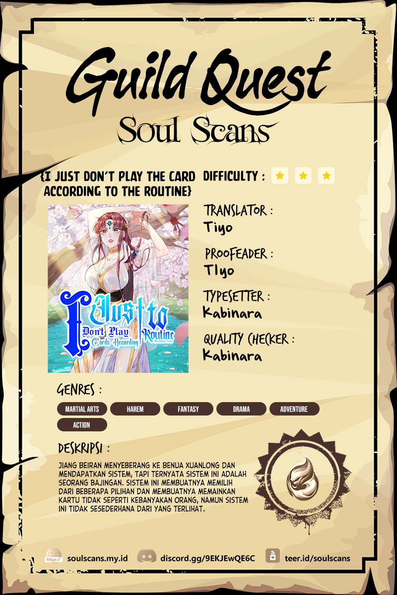 I Just Don’t Play the Card According to the Routine Chapter 155 Gambar 1