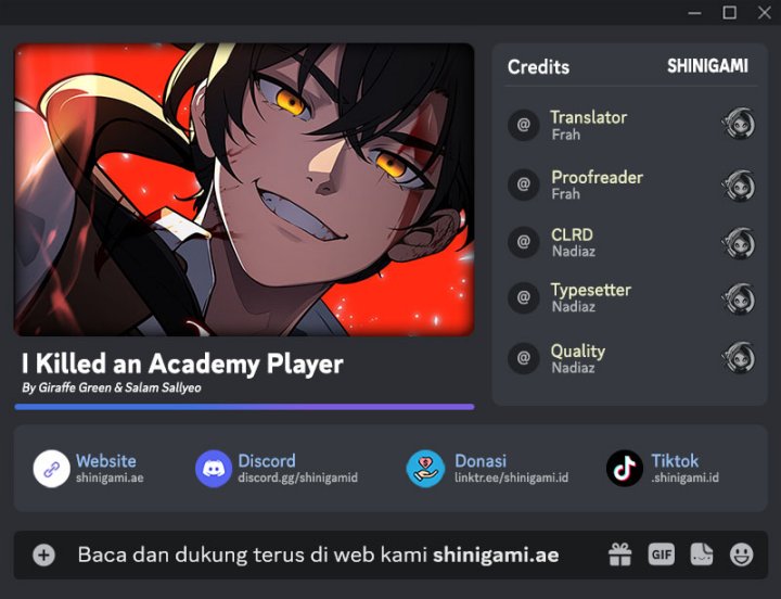 I Killed An Academy Player Chapter 21 Gambar 1