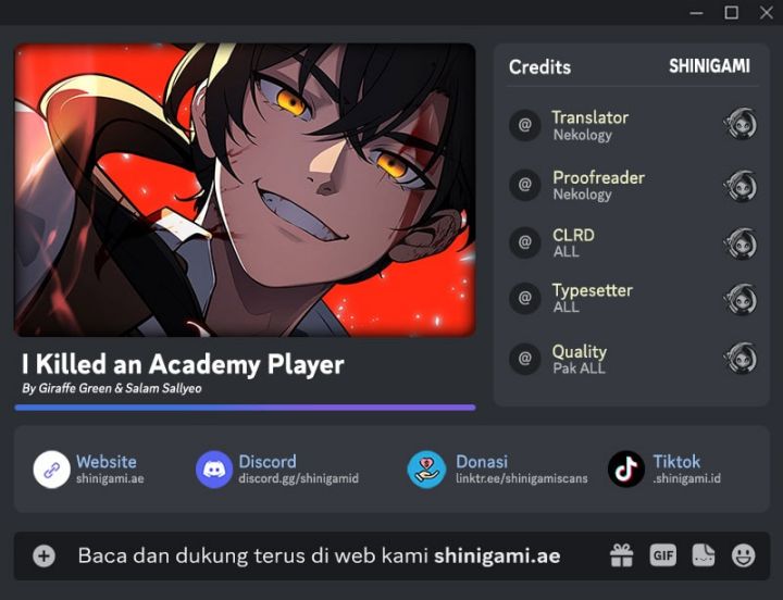 I Killed An Academy Player Chapter 79 Gambar 1