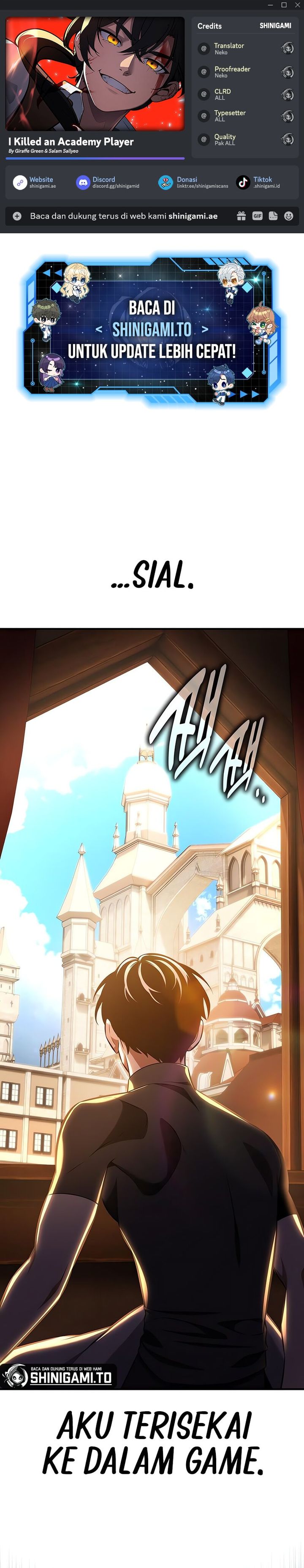 I Killed An Academy Player Chapter 100 Gambar 1