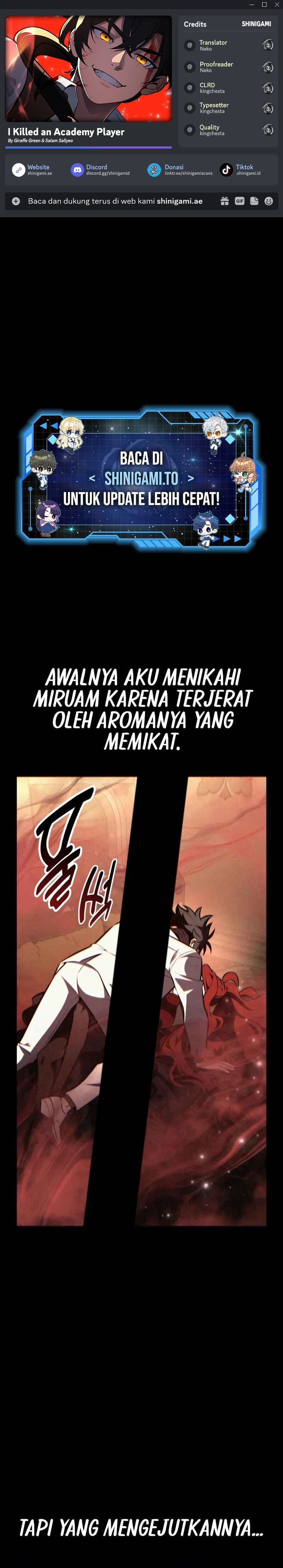 I Killed An Academy Player Chapter 105 Gambar 1