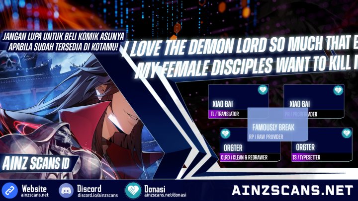 I Love the Demon Lord So Much That Even My Female Disciples Want to Kill Me Chapter 18 Gambar 1