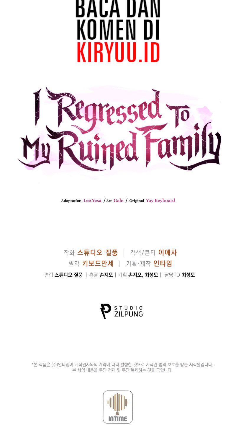 I Regressed to My Ruined Family Chapter 24 Gambar 56