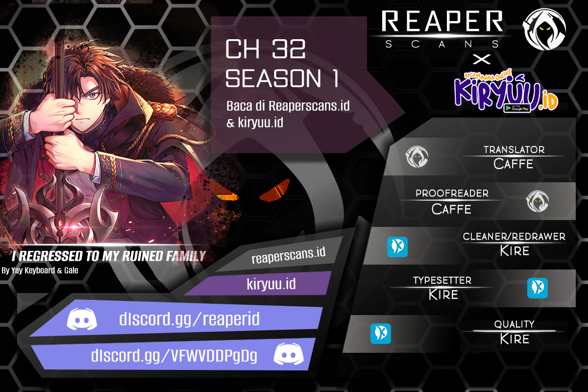 I Regressed to My Ruined Family Chapter 32 Gambar 1