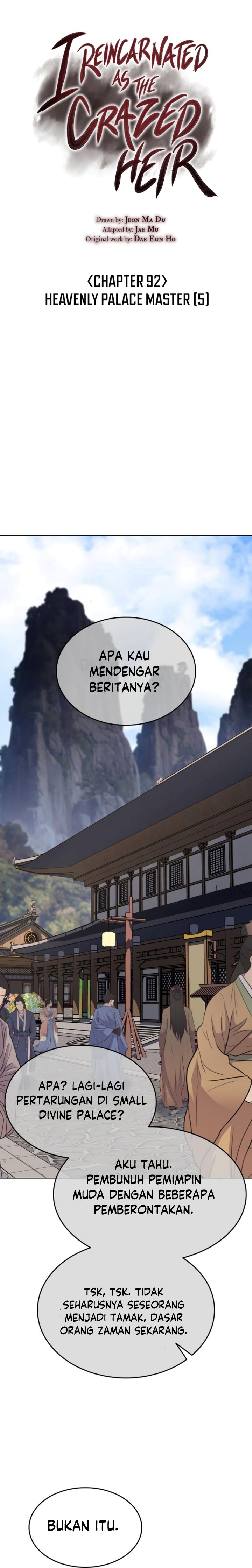 I Reincarnated As The Crazed Heir Chapter 92 Gambar 41