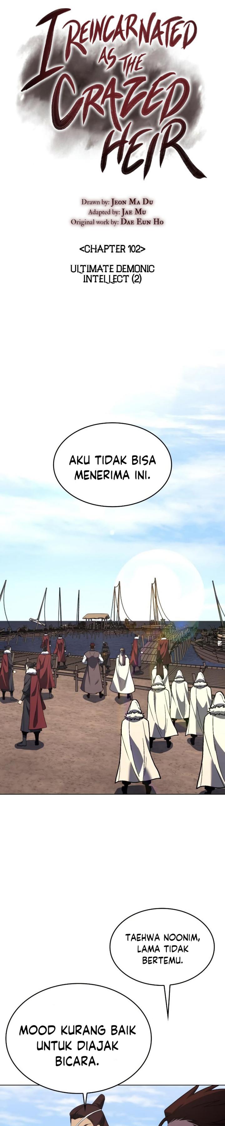 I Reincarnated As The Crazed Heir Chapter 102 Gambar 15
