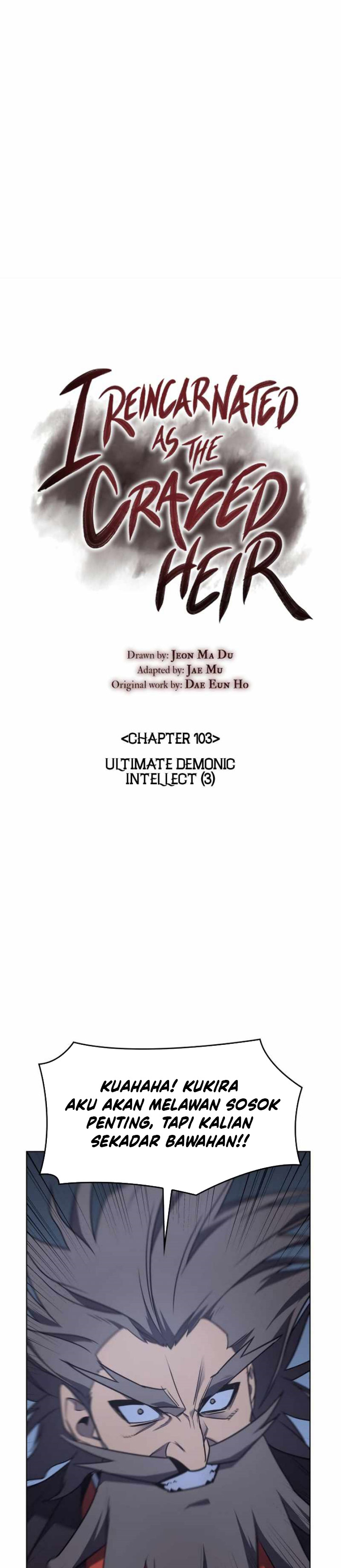 I Reincarnated As The Crazed Heir Chapter 103 Gambar 13