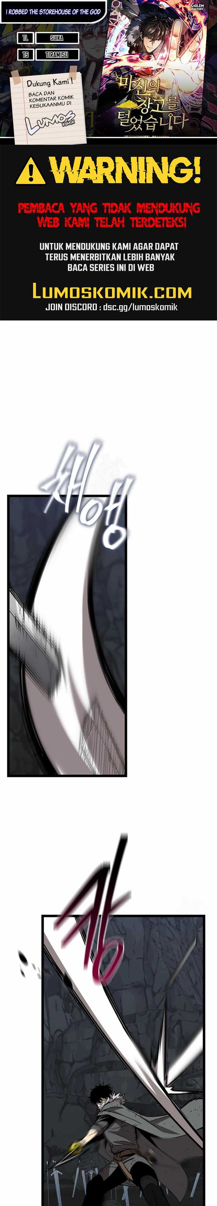 I Robbed The Storehouse Of The God Chapter 13 Gambar 1