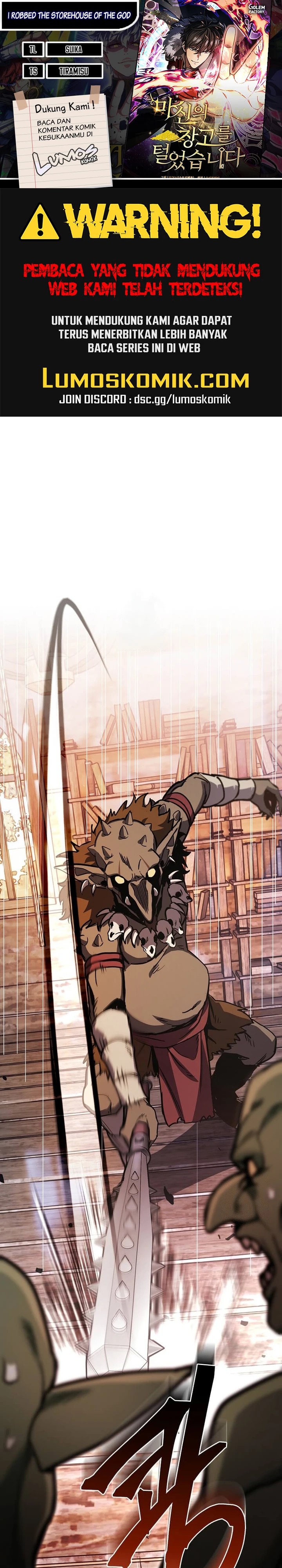 I Robbed The Storehouse Of The God Chapter 23 Gambar 1