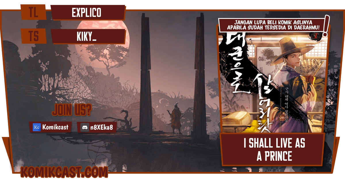 I Shall Live as a Prince Chapter 19 Gambar 1