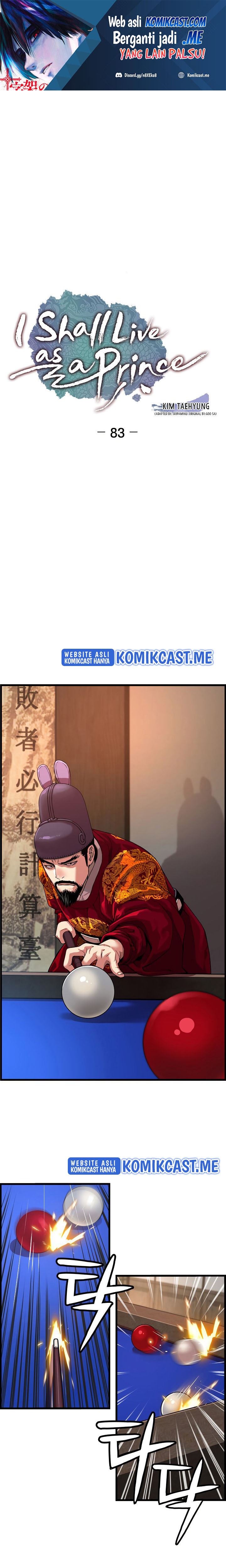 I Shall Live as a Prince Chapter 83 Gambar 2