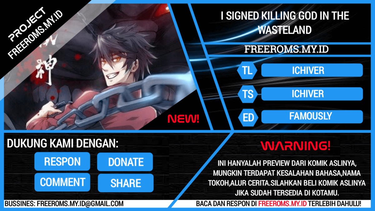 I signed Killing God in the Wasteland Chapter 03 Gambar 1