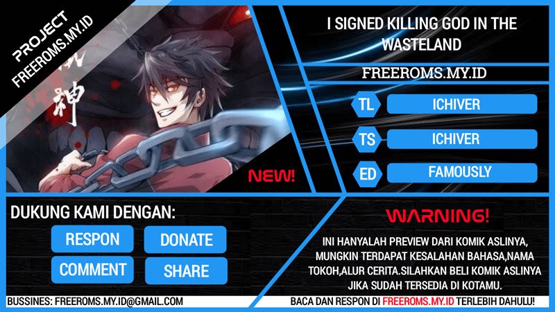 I signed Killing God in the Wasteland Chapter 04 Gambar 1