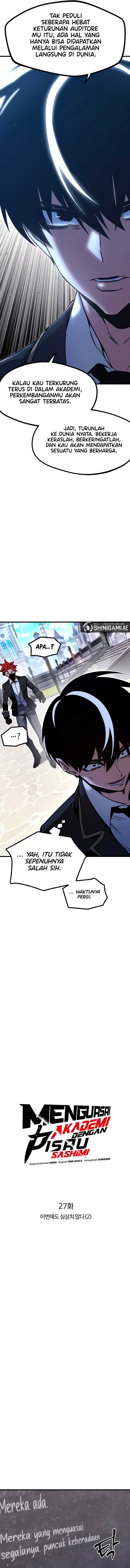 I Took over The Academy With a Single Sashimi Knife Chapter 27 Gambar 4