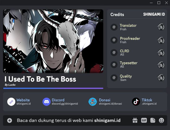 I Used to Be a Boss Chapter 30 Gambar 1