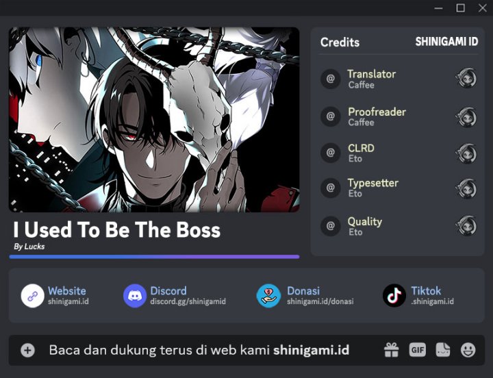 I Used to Be a Boss Chapter 40 Gambar 1