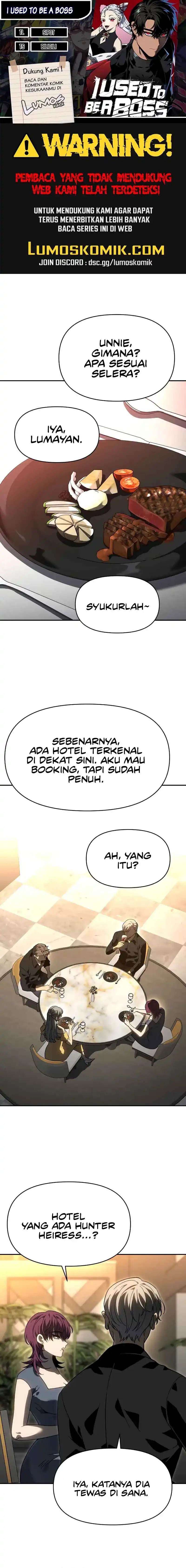 I Used to Be a Boss Chapter 116 Gambar 1