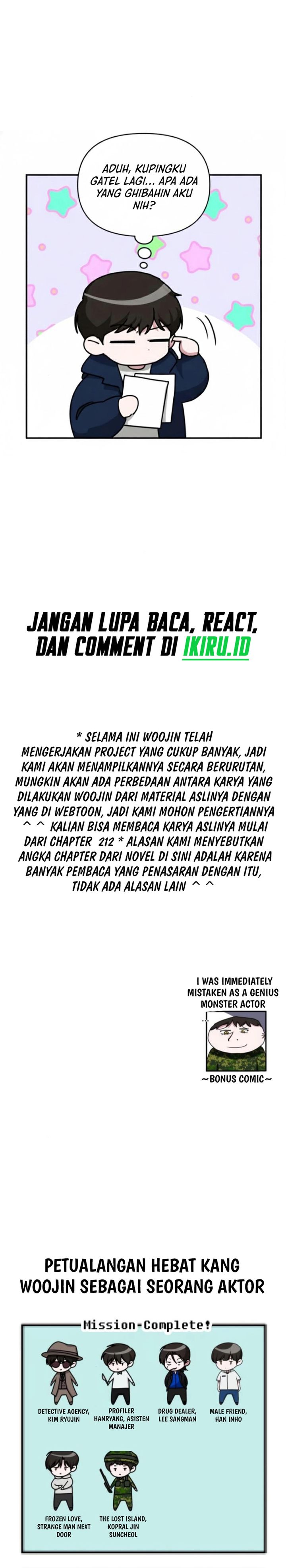 I Was Immediately Mistaken for a Monster Genius Actor Chapter 82 Gambar 30