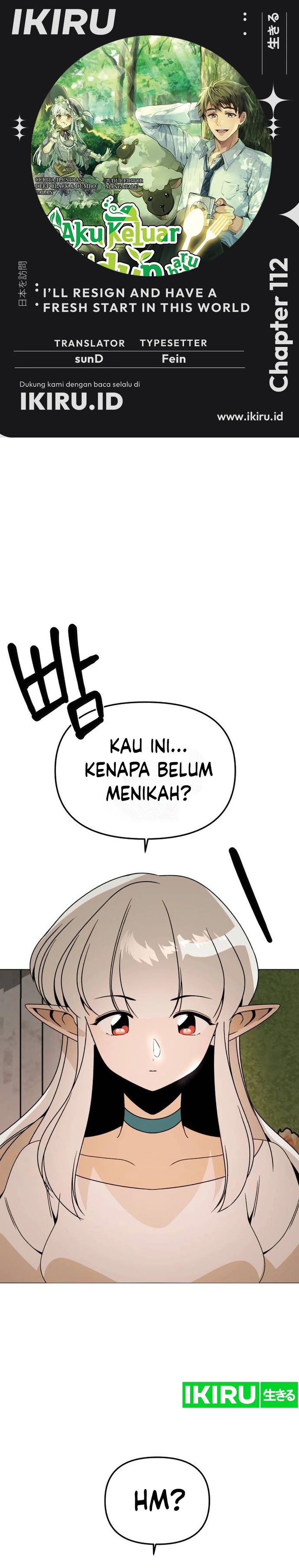 I’ll Resign and Have a Fresh Start in This World Chapter 112 Gambar 1