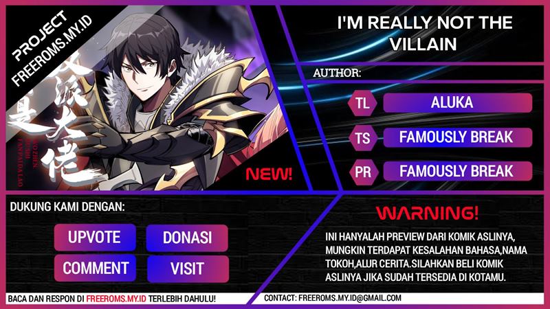 I’m Really Not The Villain Chapter 07 Gambar 1