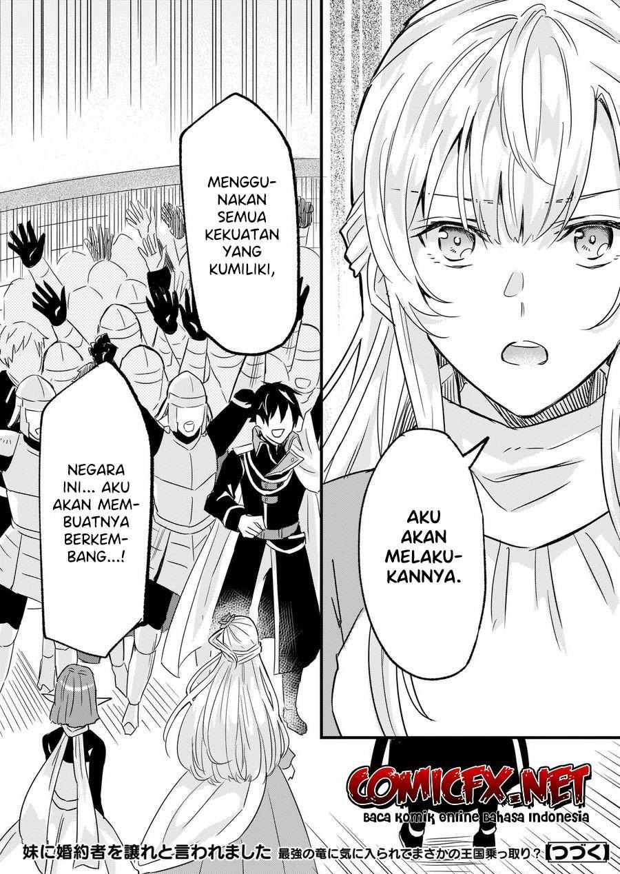 I was Told to Relinquish My Fiancé to My Little Sister, and the Greatest Dragon Took a Liking to Me and Unbelievably Took Over the Kingdom Chapter 09.2 Gambar 13