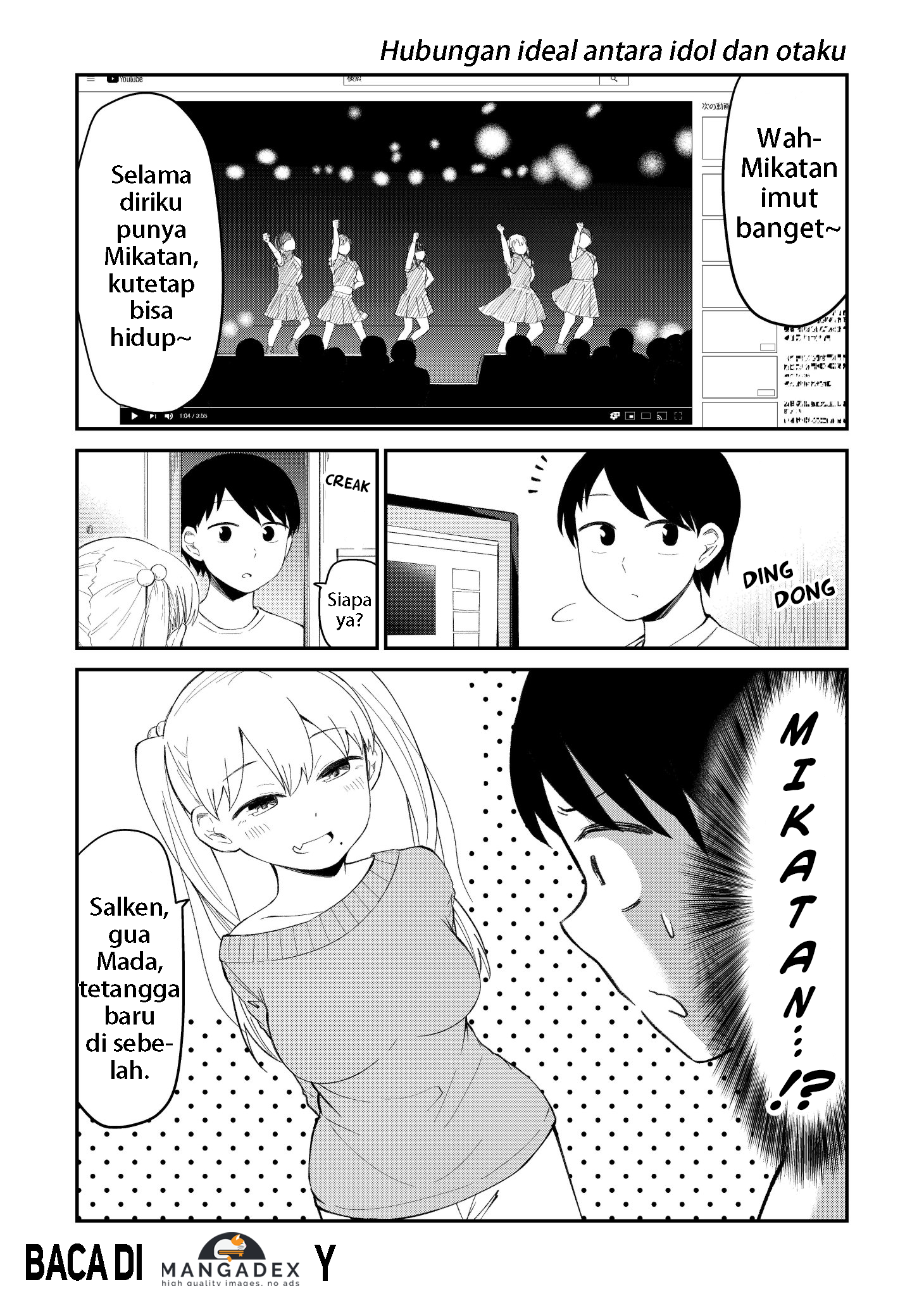 Idol to Otaku no Risou no Kankei Chapter 01 Gambar 1