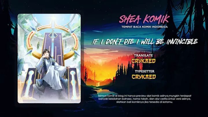 If I Don’t Die, I’ll Be Invincible Chapter 04 Gambar 1
