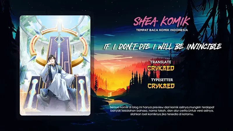 If I Don’t Die, I’ll Be Invincible Chapter 03 Gambar 1
