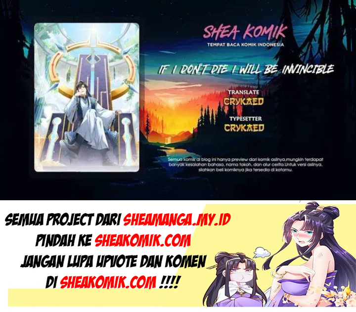 If I Don’t Die, I’ll Be Invincible Chapter 22 Gambar 1