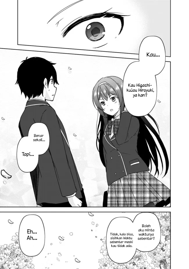 Iinazuke ga Dekita to Omottara, Sono Iinazuke ga Gakkou de Yuumei na “Akuyaku Reijou” Dattan dakedo, Dou Sureba Ii? Chapter 01.1 Gambar 13