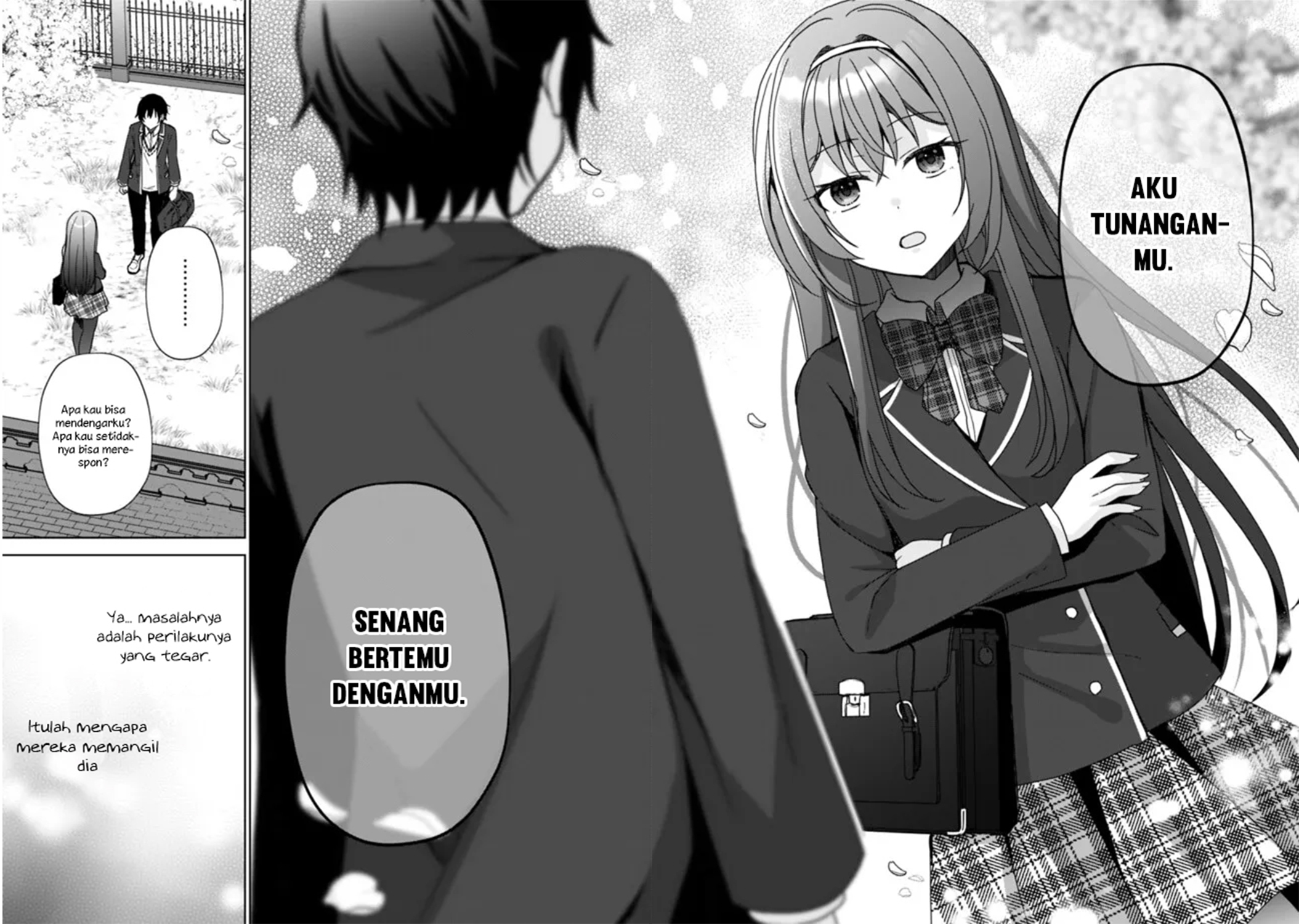 Iinazuke ga Dekita to Omottara, Sono Iinazuke ga Gakkou de Yuumei na “Akuyaku Reijou” Dattan dakedo, Dou Sureba Ii? Chapter 01.1 Gambar 16