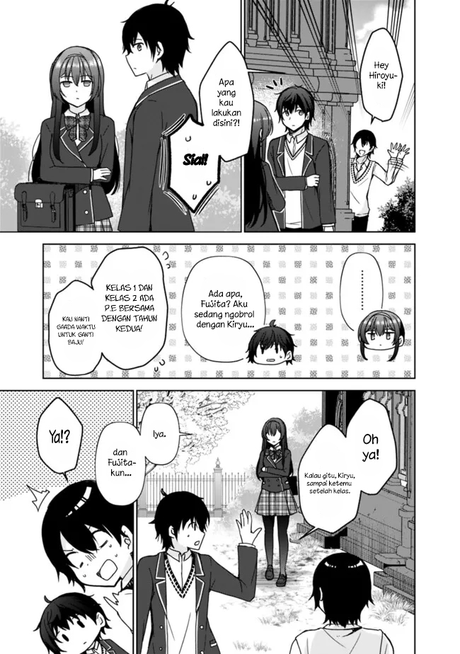 Iinazuke ga Dekita to Omottara, Sono Iinazuke ga Gakkou de Yuumei na “Akuyaku Reijou” Dattan dakedo, Dou Sureba Ii? Chapter 01.1 Gambar 20