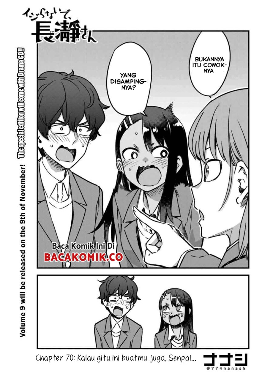 Ijiranaide, Nagatoro-san Chapter 70 Gambar 2