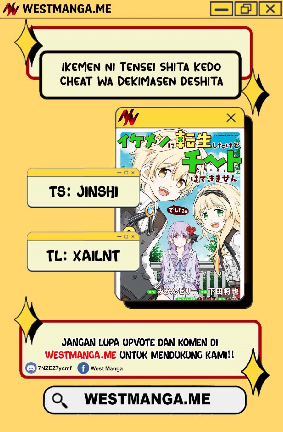 Ikemen ni Tensei Shita kedo Cheat wa Dekimasen Shita Chapter 03 Fix Gambar 3
