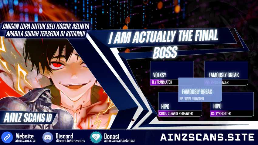 I’m Actually The Final Boss Chapter 03 Gambar 1