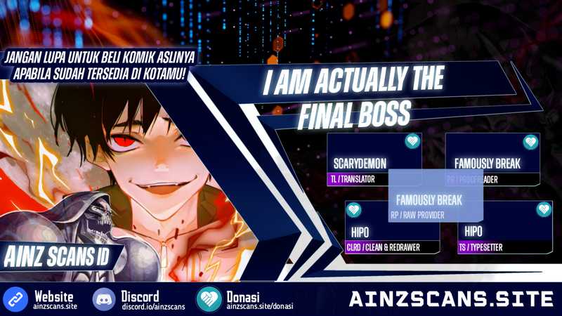 I’m Actually The Final Boss Chapter 08 Gambar 1